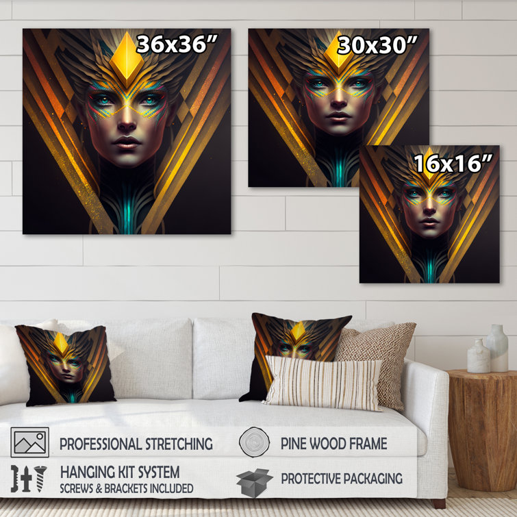 Dakota Fields Retrofuturistic Contemporary Hipsters III On Canvas Print